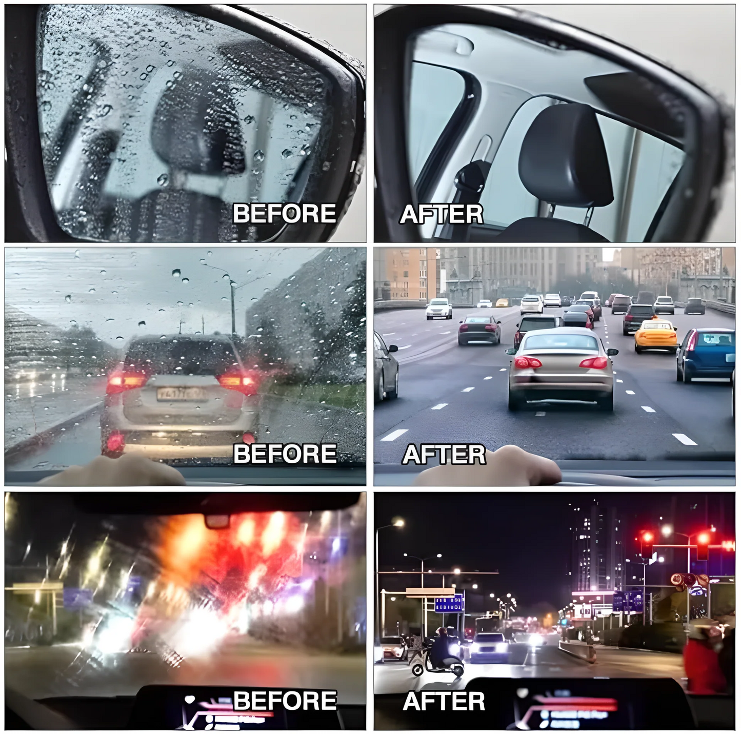 Qifor Glass Guard – Deep Oil-Film Remover for Car Windows